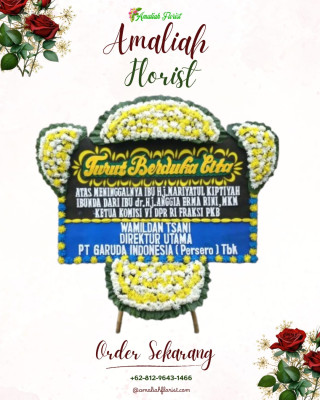 Papan Bunga Duka di Blado